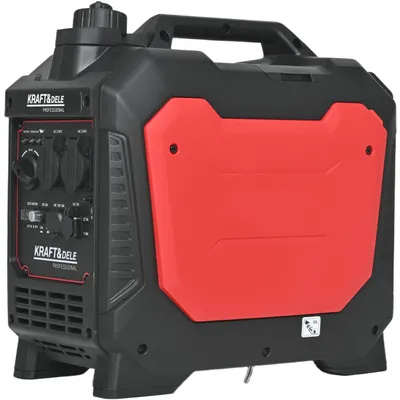Produktbild von KRAFT&DELE | Inverter Stromerzeuger, 2.5kW, Stromgenerator Benzin Superleise, Notstromaggregat Backup Stromausfälle, für Camping, Wohnwagen, Garage Baustelle