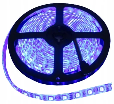 Zdjęcie produktu dla Taśma LED 300 SMD 2835, niebieska, nie wodoodporna, klasa IP20 - 5 metrów