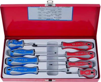 Produktbild von King Tony Schraubendreher 8Cz.