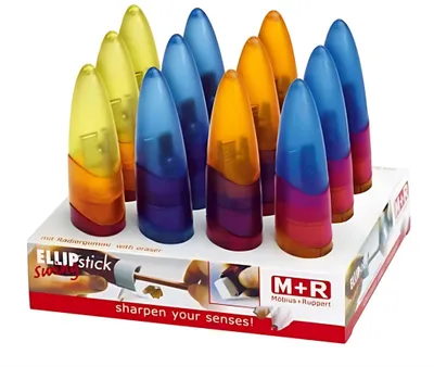 Productafbeelding van M+R Spitzer Mg, eenvoudige gum, verpakking met 12 stuks