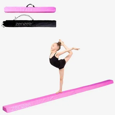 Produktbild von Famanu Turnbalk für Gleichgewichtstraining - Rosa 240 cm