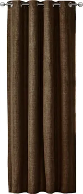 Produktbild von JEMIDI Vorhang blickdicht 140x245cm - Gardine mit Ösen Anbringung - Ösenschal Dekoschal Leinen Optik - 100% Polyester für Wohnzimmer Schlafzimmer