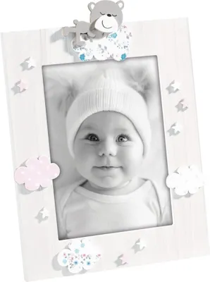 Produktbild von 2ICA1081 Mascagni Babyrahmen 13x18 cm rosa