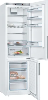 Image de Réfrigérateur combiné 60cm 343l blanc - Bosch - KGE39AWCA - série 6
