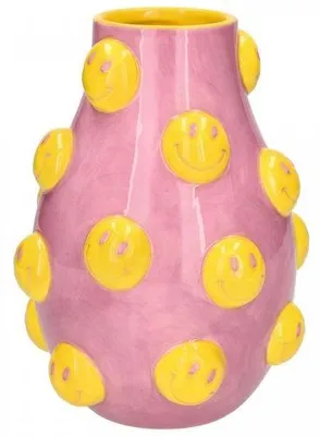 Produktbild von Gift Company Vase Artisan Smile Rosa Gelb