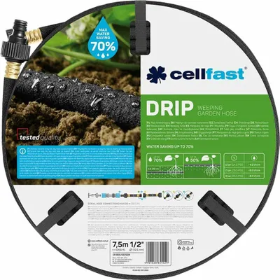 Obrázek produktu pro Zahradní hadice DRIP 1/2" 7,5 m pro kapkovou závlahu