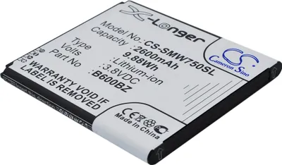 Image de TECHTEK Batterie compatible avec [Samsung] Ativ SE, ATIV SE Neo, Huron, SM-W750V, pour [Verizon] SM-W750V remplace B600BZ