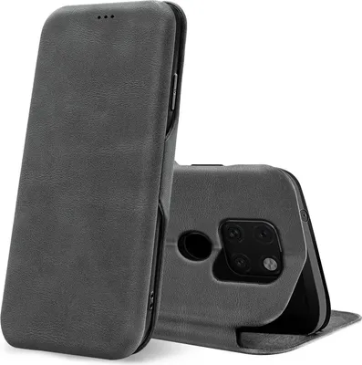 Produktbild von Shell Flip Case für Huawei Mate 20 Hülle Book Cover Handy Tasche mit Kartenfach Premium Schutzhülle