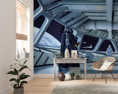 Produktbild von Komar Vlies Fototapete "Star Wars Classic RMQ Stardestroyer Deck" - Größe: 500 x 250 cm (Breite x Höhe), 10 Bahnen