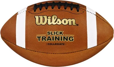Obrázek produktu pro Wilson Exclusive 863 Leather WTF1245ID Slick Training míč na americký fotbal s tkaničkami ACL
