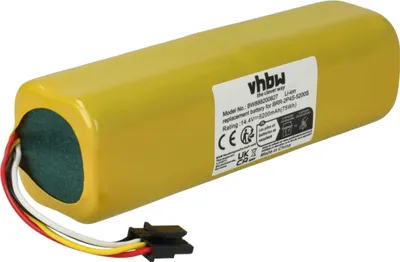 Produktbild von vhbw Akku kompatibel mit Dreame D9, L10 Pro, D9 Pro, F9, L10 Pro Plus, D9 Max, L10, D10 Plus, D10s, D10, L10s Saugroboter (5200 mAh, 14,4 V, Li-Ion)