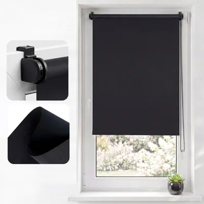 Produktbild von SALCAR Thermorollo ohne Bohren Klemmfix - Verdunkelungsrollo für Fenster & Tür,