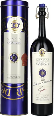 Image de Grappa di Bolgheri Sassicaia Poli 2019 40% Vol. 0,5l in Tinbox