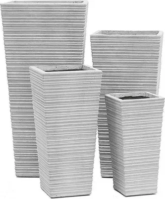 Produktbild von my choice Pflanztopfset 4tlg Rille hoch 483786