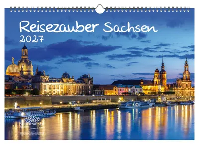 Produktbild von Reisezauber Sachsen DIN A3 Kalender für 2027 Städte Bundesland