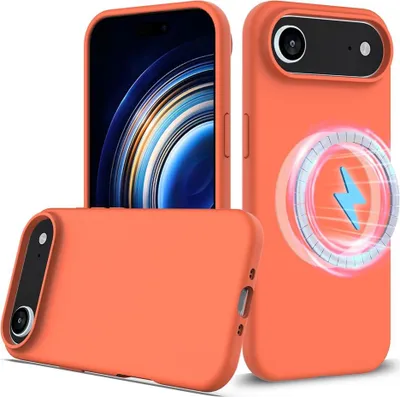 Produktbild von iPhone Air Hülle - Coverup Liquid Colour Back Cover - MagSafe Compatible - Orange