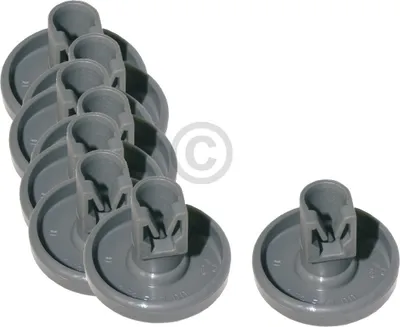 Produktbild von Europart Korbrolle passend Electrolux 5028696500/4 Unterkorb Geschirrspüler 8x