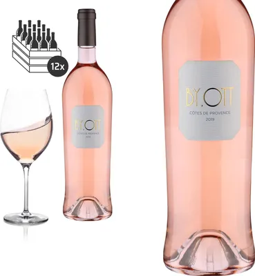 Produktbild von 12er Karton  2019 Côtes de Provence Rosé BY.OTT von Sélections  Ott - Roséwein