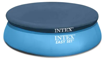 Obrázek produktu pro Intex 28026, Obal, Nadzemní bazén, Kulatý, Modrá, PVC, Polyetylen, 3,96 m