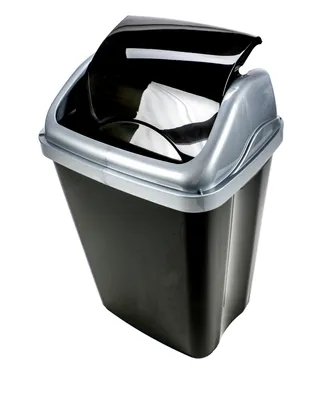 Obrázek produktu pro Odpadkový koš s výklopným víkem, objem koše 26 litrů