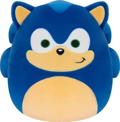 Produktbild von Jazwares Squishmallow Sonic the Hedgehog 25 cm - Wysokiej jakości pluszowa figurka na oficjalnej licencji, super miękka i idealna do zabawy, kolekcjonowania i dawania w prezencie