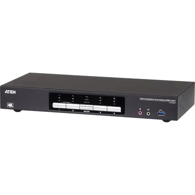 Produktbild von ATEN CS1944DP KVMP-Switch 4-fach, DisplayPort für 2 Displays 4K, USB 3.0, Audio