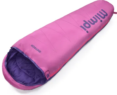 Produktbild von Meteor Mimpi Premium Kinder-Schlafsack Sommer Ultraleicht Kinder Hüttenschlafsack Komfortbel Jugendliche Camping Deckenschlafsack Outdoor Leicht Herbst inlett Schlafsack kleines Baby Mini Sleeping Bag