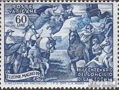Produktbild von Briefmarken Vatikanstadt 1951 Mi 183 postfrisch Konzil von Chaldekon