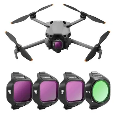 Zdjęcie produktu dla Filtry nd do drona dji mini 5 pro zestaw 4 szt cpl ND8 ND16 ND32