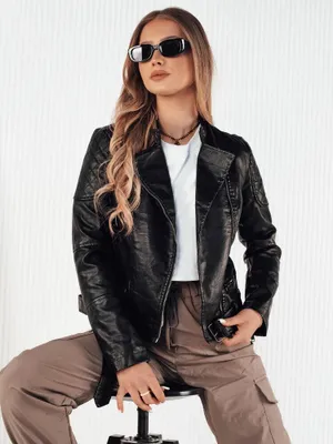 Produktbild von Dstreet Lederjacke für Frauen Eripa schwarz L