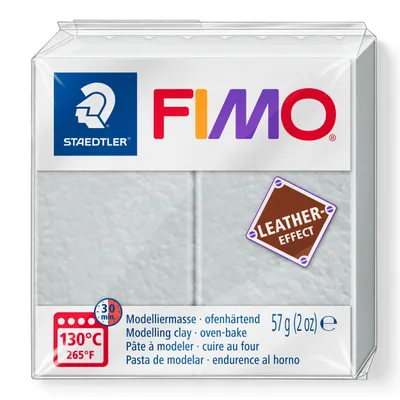 Zdjęcie produktu dla Staedtler FIMO 8010, Glinka do modelowania, Szary, Dorosły, 1 szt., 1 kol., 130 °C