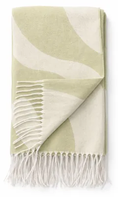 Produktbild von Dutch Decor Wohndecke Gewebt Swirl 140x180 cm Grün
