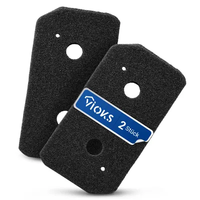 Produktbild von Schaumfilter 2Stk passend wie Bosch 12007650 228x128mm für Trockner