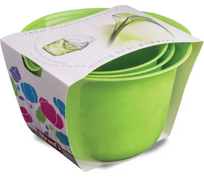 Zdjęcie produktu dla Branq Zestaw 3 miseczek „wilcze maki”