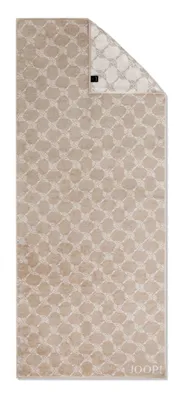 Produktbild von JOOP! Saunatuch Classic Cornflower 1611 Farbe sand Größe 80x200 cm