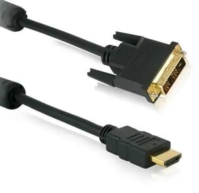 Produktbild von PureLink Anschlusskabel, HDMI St./DVI-D 18+1 FULL HD, mit Ferrit, 1,0m schw.