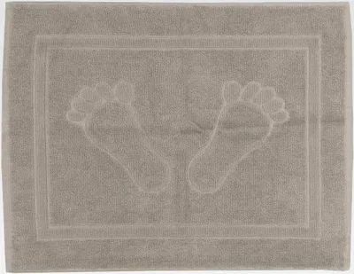Produktbild von Frottier Duschvorleger Badematte Duschmatte Badvorleger 50x70 cm hochwertig Uni einfarbig Füße