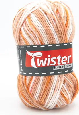 Produktbild von 50g Twister Sport color  rose-lachs 12 stricken häkeln