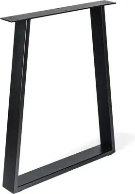 Image de Pied meuble design REI fixe métal brut noir