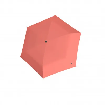 Productafbeelding van Knirps zakparaplu paraplu U.200 Ultra Light Duomatic Salmon koraalrood