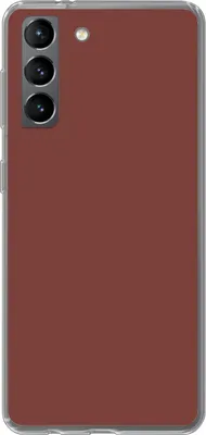 Produktbild von MuchoWow® Handyhülle Schutzhülle Hülle für Telefoonhoesje Samsung Galaxy S21 Palette - Rot - Innenbereich Silikon Softcase Handy Hülle - Softcase