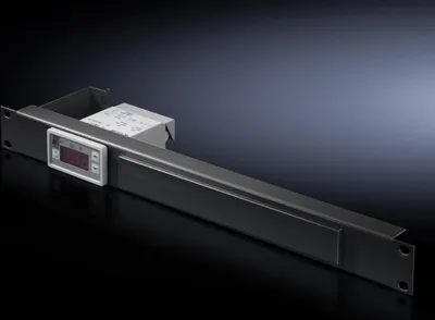 Image de Rittal IT 19"-Panel RAL 9005 mit digitaler Temperaturanzei