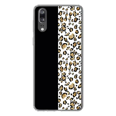 Produktbild von MuchoWow® Handyhülle Schutzhülle Hülle für Huawei P20 Panther Druck - Tiere - Aquarell Silikon Softcase Handy Hülle - Hardcover