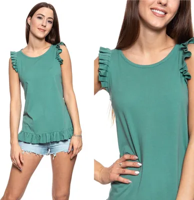 Produktbild von MUSTANG Damen, T-Shirt ALMA C, S, Grün, sport, tshirt, shirt