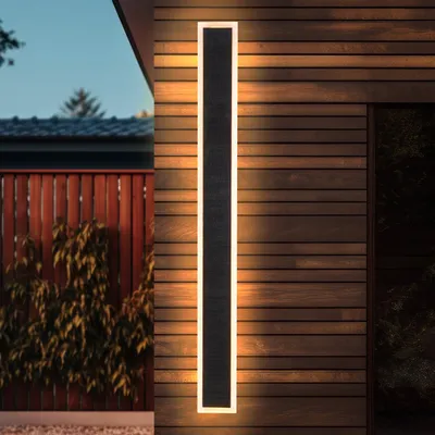 Produktbild von esotec Moderne Solar-Wandleuchte Smartlight 100cm METALL outdoor IP65 102653