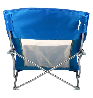 Produktbild von Tourist und Strandstuhl mit Armlehnen 55x58x64cm faltbar blau