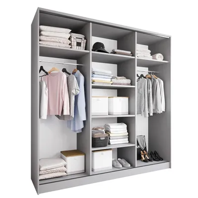 Produktbild von Offener Kleiderschrank MERV K6 180 grau