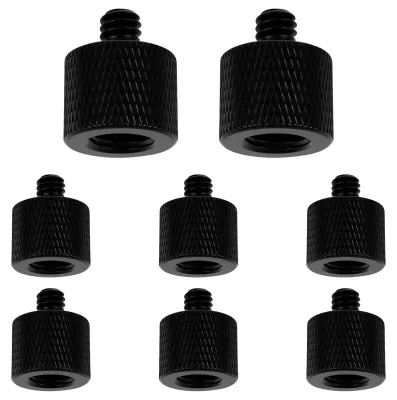 Productafbeelding van 8 stuks camera-schroefadapter 1/4 en 3/8 voor statief en monitor