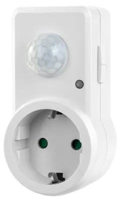 Produktbild von Conecto Infrarot-Bewegungsmelder, für Steckdosen, 120° Erfassungswinkel, Innenin