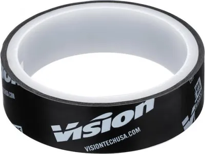Image de Ruban de jante Vision Tubeless Route 700C Noir et blanc - étanchéité fiable pour...